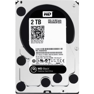 Жорсткий диск Western Digital Black 2TB 7200rpm 64MB WD2003FZEX 3.5 SATA III краща модель в Кривому Розі