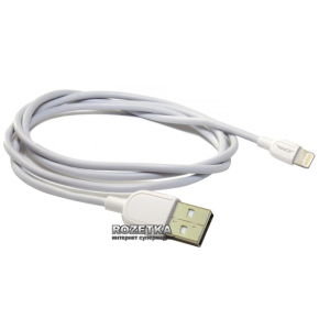 Кабель синхронизации JCPAL MFI USB to Lightning для Apple iPhone 1 м White (JCP6022) лучшая модель в Кривом Роге
