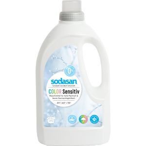 Рідкий органічний засіб для прання Sodasan Color Sensitiv 1.5 л (4019886015301) в Кривому Розі