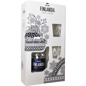 Горілка Finlandia 0.7 л 40% з 2-ма чарками (6412709121773) в Кривому Розі