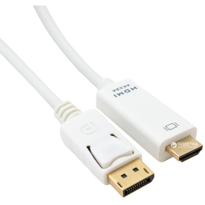 Кабель ExtraDigital DisplayPort 1.2 - HDMI 2.0 2 м (KBD1669) краща модель в Кривому Розі