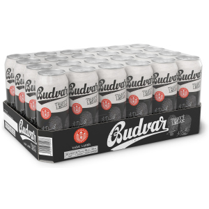 Упаковка пива Budweiser Budvar B Dark темное фильтрованное 4.7% 0.5 л x 24 шт (8594403705133) в Кривом Роге