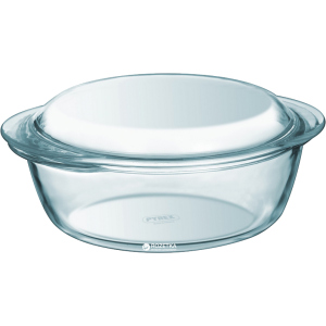 Кастрюля для запекания круглая Pyrex Essentials 2.2+0.8 л (208A000) лучшая модель в Кривом Роге