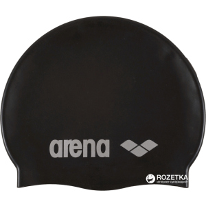 Шапочка для плавання Arena Classic Silicone 91662-55 Black (3468333887410) ТОП в Кривому Розі