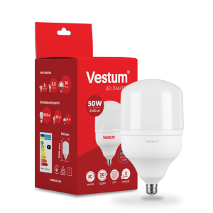 Лампа LED Vestum T140 50W 6500K 220V E27 (1-VS-1604) в Кривом Роге