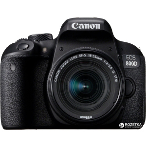 Фотоапарат Canon EOS 800D 18-55мм IS STM Black (1895C019) Офіційна гарантія! в Кривому Розі