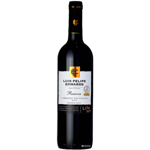 Вино Luis Felipe Edwards Cabernet-Sauvignon Reserva червоне сухе 0.75 л 13.5% (7804414381464) краща модель в Кривому Розі