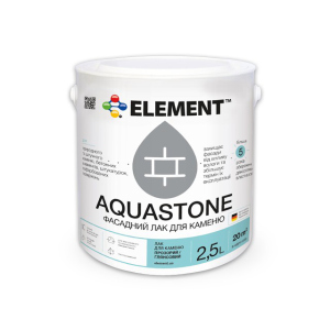 Фасадный лак Aquastone для камня "ELEMENT" 2.5 л в Кривом Роге