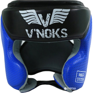 Боксерський шолом V`Noks Futuro Tec XL Чорний/Синій (2162_60052)