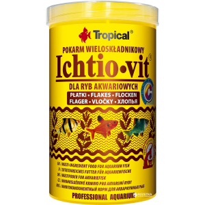 Корм Tropical Ichtio-vit для акваріумних риб у пластівцях 1 л (5900469770061) краща модель в Кривому Розі