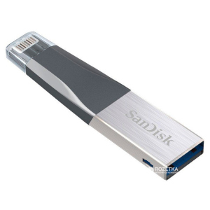 Sandisk iXpand Mini 64 Gb, USB 3.0/Lightning для Apple (SDIX40N-064G-GN6NN) краща модель в Кривому Розі