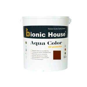 Краска для дерева Bionic-House Aqua Color UV-protect 2,5л Шоколад А109 ТОП в Кривом Роге