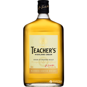 Віскі Teacher's Highland Cream 4 роки витримки 0.5 л 40% (5010093501235) краща модель в Кривому Розі