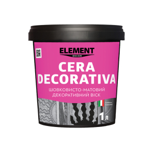 Декоративний віск CERA DECORATIVA ELEMENT DECOR 1 л ТОП в Кривому Розі