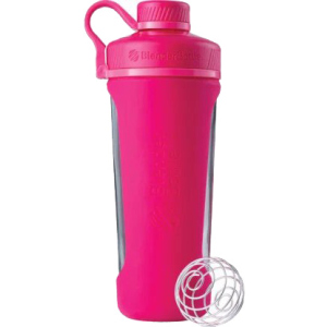 Шейкер BlenderBottle Radian Glass з кулькою 820 мл Рожевий (Glass_Pink) краща модель в Кривому Розі