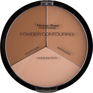 Палетка для контурингу Pierre Rene Powder Contouring 3 тони 23 г (3700467825105)