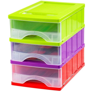 Блок для мелочей Keeeper мини на 3 ящика 18 x 25 x 25 см Разноцветный (622kee)