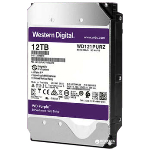 Жесткий диск Western Digital Purple 12TB 256MB 7200rpm WD121PURZ 3.5 SATA III в Кривом Роге