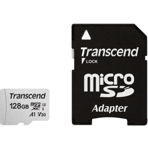 Transcend 300S microSDXC 128GB UHS-I U3 + SD-Adapter (TS128GUSD300S-A) ТОП в Кривом Роге