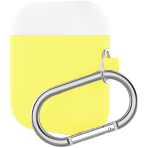 купити Чохол ArmorStandart Hang Case для Apple AirPods Yellow/White (ARM53767)