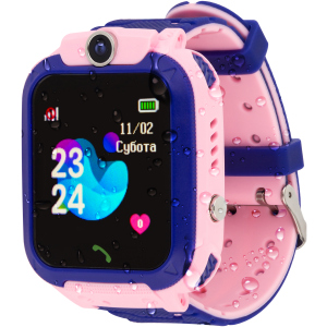 Смарт-часы Atrix Smart Watch iQ1500 Aquatic Cam GPS Pink (iQ1500 Pink) ТОП в Кривом Роге