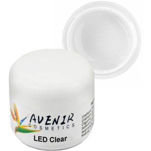 Гель для нарощування нігтів Avenir Cosmetics LED Clear 50 мл (5900308133132) ТОП в Кривому Розі