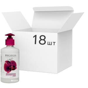 Упаковка косметичного мила для інтимної гігієни Bioton Cosmetics Орхідея 300 мл х 18 шт (4820026152851) краща модель в Кривому Розі