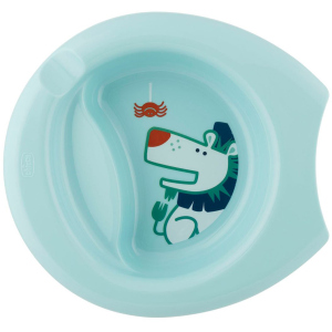 Тарілка Chicco Easy Feeding Plate 6м+ Блакитний (16001.40.20) (2900990802432)