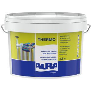 Акрилова емаль для радіаторів AURA Luxpro Thermo 2.5 л