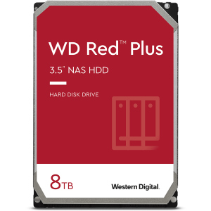 Жесткий диск Western Digital Red Plus 8TB 7200rpm 256МB WD80EFBX 3.5 SATA III