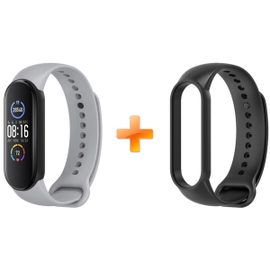 Xiaomi Mi Band 5 MiJobs двоколірний сірий/чорний (MJ5-DSS004GB) рейтинг