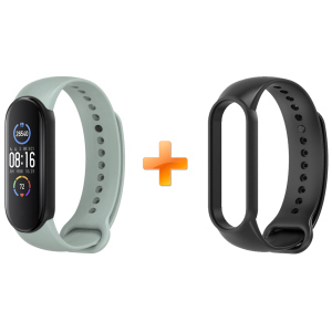 Xiaomi Mi Band 5 MiJobs Dual Color Water Green/Black (MJ5-DSS017WGB) в Кривому Розі