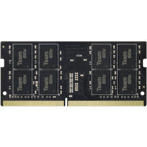 Оперативна пам'ять Team Elite SODIMM DDR4-3200 8192MB PC4-25600 (TED48G3200C22-S01) краща модель в Кривому Розі