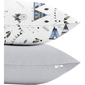 Набір наволочок Cosas WigwamDream Grey 40х60 2 шт (Set_Pillow_WigwamDream_Grey_40х60) рейтинг