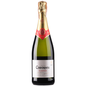 Вино ігристе Codorniu Cava Clasico Brut біле брют 0.75 л 11.5% (8410013381010) краща модель в Кривому Розі