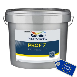 Матова латексна фарба для внутрішніх робіт Sadolin Prof 7 Білий 10 л