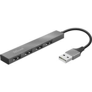 USB-хаб Halyx Aluminium 4-Port Mini USB Hub (tr23786) лучшая модель в Кривом Роге