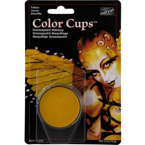 Кремовый грим Mehron Color Cups Yellow 12 г (CCC-Y) (764294502045) лучшая модель в Кривом Роге