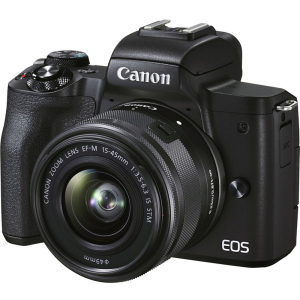 Фотоаппарат Canon EOS M50 Mark II Premium Live Stream Kit Black (4728C059) Официальная гарантия! лучшая модель в Кривом Роге