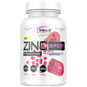 Вітаміни Genius Nutrition Zinc Citrate Sport 60 таблеток (7359203937853) ТОП в Кривому Розі