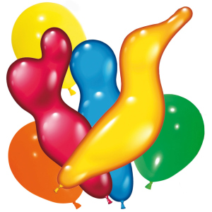 Набір Повітряні кульки Susy Card Фігурні асорті 150 шт (40011219) ТОП в Кривому Розі