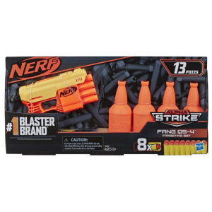 Бластер Hasbro Nerf з мішенями Nerf Alpha Strike Fang QS4 (E8308) (5010993634781)