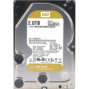 Жесткий диск Western Digital Gold 2TB 7200rpm 128MB WD2005FBYZ 3.5" SATA III надежный