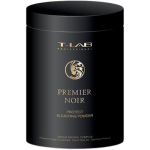 Пудра T-LAB Professional Premier Noir Bleaching Powder для защиты и осветления волос 500 мл (5060466661806) в Кривом Роге