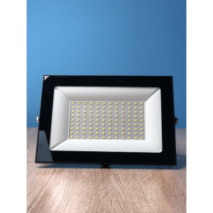 хорошая модель Прожектор светодиодный LED SMD 100w 6500K IP65 6750LM "Посейдон"чёрный "LEMANSO" LMP73-100