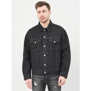 Джинсова куртка Calvin Klein Dad Jeans Jacket J30J318076-1BY XL Denim Black (8719853756102) ТОП в Кривому Розі