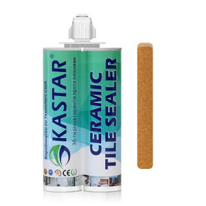 Двухкомпонентная эпоксидная фуга затирка Kastar Ceramic Tile Sealant Светло-коричневый, 400мл. лучшая модель в Кривом Роге