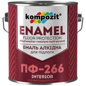 Емаль для підлоги ПФ 266 Kompozit 2.8 кг ТОП в Кривому Розі