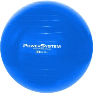 хороша модель М'яч для фітнесу та гімнастики Power System PS-4011 55 см Blue (PS-4011_55cm_Blue)