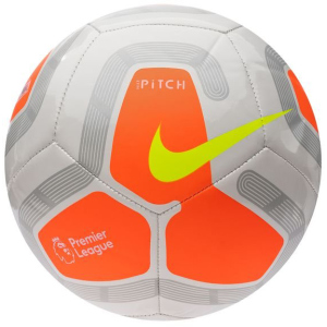 М'яч футбольний Nike Pitch Premier League Size 5 White/Orange (SC3569-104) в Кривому Розі